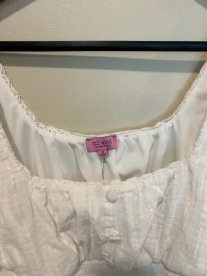 Francesca's NWT white tank top thumbnail 3