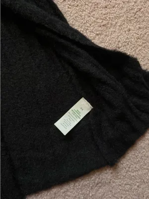 Aerie Black Midi Skirt Ribbed thumbnail 3