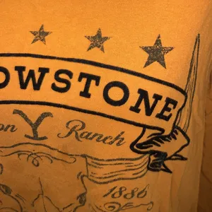 Wrangler Western Yellowstone Mountain Dutton Ranch Bull Skull Long Sleeve Top thumbnail 5