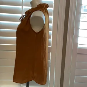 Elegant Ruffled Sleeveless Blouse thumbnail 5