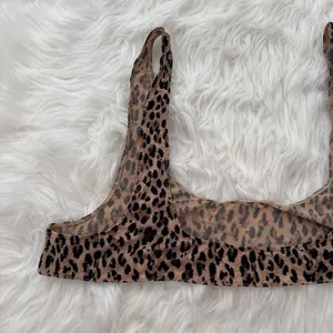 Skims Fits Everybody Micro Scoop Bralette Sienna Jaguar Print Size 4X thumbnail 5