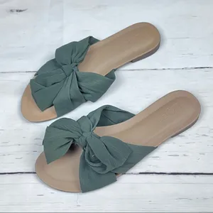LOFT Women's Green Bow Style Sandals Sz 7 thumbnail 9