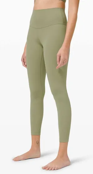 🍋 LULULEMON Rosemary Green Align 25" Leggings Size 16 thumbnail 1