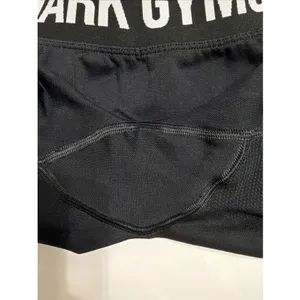 Gymshark Fit Seamless Black Shorts Women's S Logo Non Slip Waist Stretch Lift thumbnail 4