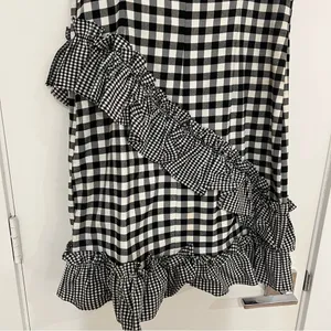 Lovers + Friends Gabby Gingham Ruffle Mini dress Sleeveless Checkered Print thumbnail 12