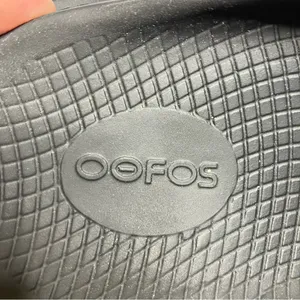 Oofos Ooriginal black sandals flip flops comfort sandals unisex‎ sizing thumbnail 7