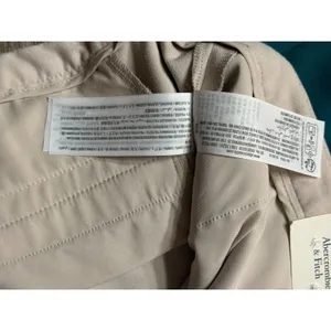 Abercrombie Sloane Low Rise Tailored Slim Boot Pants Tan Beige Size 33/16R NWT thumbnail 5