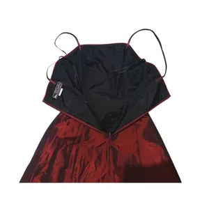 Vintage Satin Bow Tulle Mini Homecoming Dress Size 4 Red Pinup Y2K Whimsigoth thumbnail 4