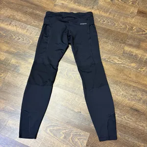 Patagonia Velocity Running Tights Pants Womens Medium Black Leggings thumbnail 9