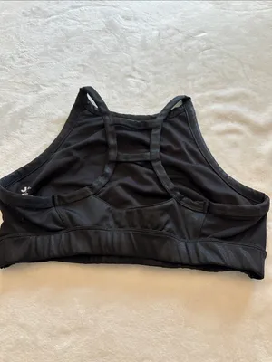 JoyLab Black High-Neck Sports Bralette thumbnail 3