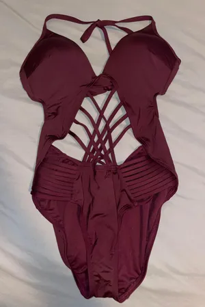 Kenneth Cole Strappy One Piece Swimsuit thumbnail 1