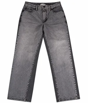 good american good cowboy bootcut jeans 4/27 Gray ColorBlock thumbnail 1