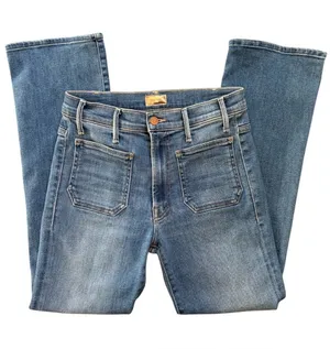 Mother Denim Patch Pocket Insider Ankle Happy Pill Wash thumbnail 1