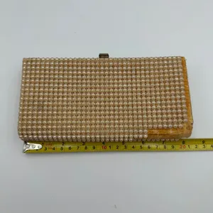 Vintage JR‎ Made in USA Beaded Clutch Purse Evening Bag Elegant Party thumbnail 6