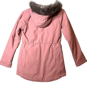 Columbia Coat Womens Small Pink Omni-Shield Hooded Fur Trim Winter Parka thumbnail 3