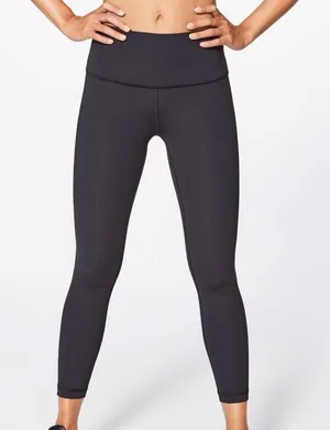 Lululemon Wunder Under Hi-Rise 7/8 Tight Full-On Luxtreme 25” Sz 6 Black thumbnail 1
