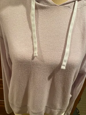 Pink Cropped Hoodie thumbnail 3