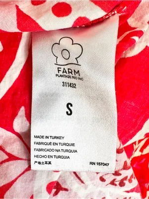 Farm Rio Summer Sunrise Square-Neck Mini Dress thumbnail 7