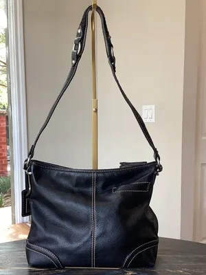 The Sak Black Leather Shoulder Bag thumbnail 4