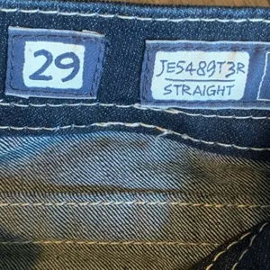 Miss Me Dark Wash Embellished Pocket Straight Leg Bling Jeans thumbnail 6