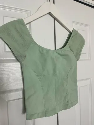 Free People Movement Ribbed Top Crop M/L thumbnail 1