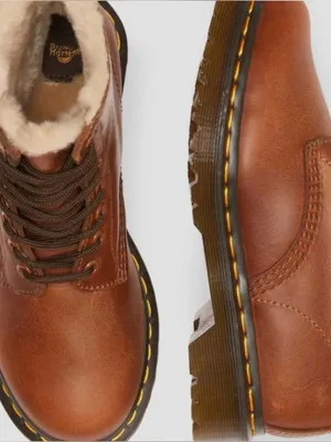 Dr. Martens 1460 Serena Boots Butterscotch Brown New 9 thumbnail 2