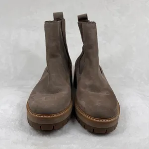 Timberland Courmayeur Valley Chelsea Boots‎ Taupe Leather A1RRK Womens 9 thumbnail 3