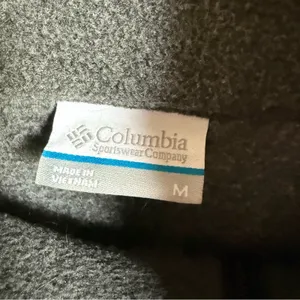 Columbia‎ Charcoal Gray Fleece Jacket Women's M thumbnail 3