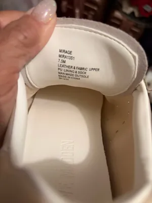 Steve Madden Sneakers Leather Tan thumbnail 5