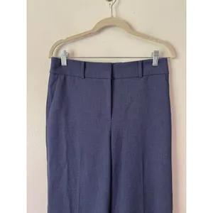NWT Ann Taylor The Wide Leg Trousers Women’s Size 2 Pleated Blue Career thumbnail 3