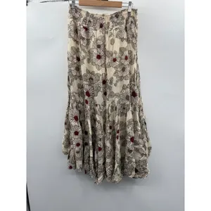 Free People Morning Sun Set Women's Small Floral‎ Skirt Top Boho Festival thumbnail 5