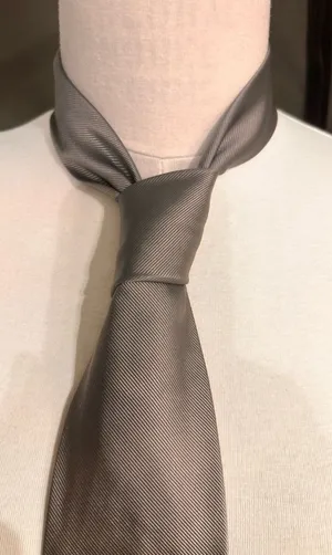 Jos.A.Bank Silk Tie Men's Necktie Executive Collection Grey Office thumbnail 1