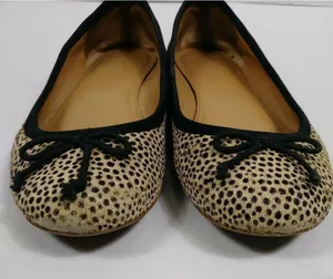 J. Crew Kiki Cheetah Animal Print Calf Hair Ballet Flats thumbnail 2