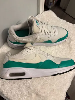 Green and white Nike Sz. 12 athletic or casual running shoes thumbnail 5