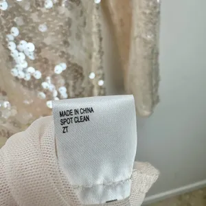Gianni Bini Ruby Sequin Mini Dress Long Sleeve Cream Party Cocktail Small NWT thumbnail 9