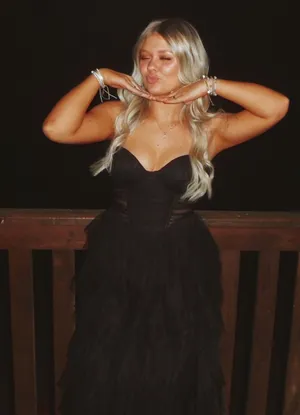 Black Tulle Prom Dress thumbnail 1