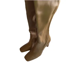 Sarto by Franco Sarto Flexa Over-the-Knee Boots – Camel Leather – US 6.5 – NEW thumbnail 3