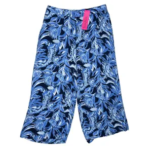 NWT Lilly Pulitzer M (8)‎ Avery Crop Palazzo Pants High Tide Beach Resort $118 thumbnail 3