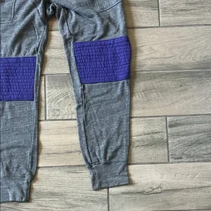 Aviator Nation Gray and Blue Track Pants Joggers thumbnail 2