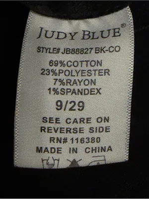Judy Blue High Rise Patch Pocket Wide Leg Jeans 9/29 Washed Black JB88827 thumbnail 4