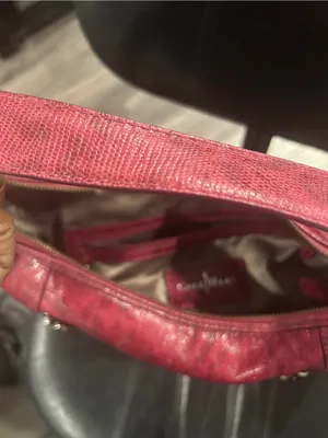 Red faux Leather Shoulder Bag - Cole Haan thumbnail 9