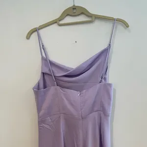 Petal & Pup Princeton Lilac Purple Princeton Satin Midi Dress 6 Feminine Drape thumbnail 7
