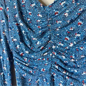 Boden Blue Surplus Print Georgia Mini Dress Womens 10 Casual Comfort Summer thumbnail 11