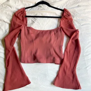 princess polly pink long sleeve top thumbnail 2