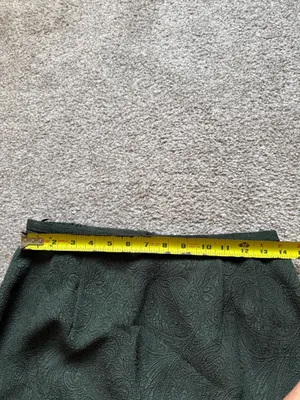 Vintage style Green Embroidered Midi Maxi Skirt thumbnail 2