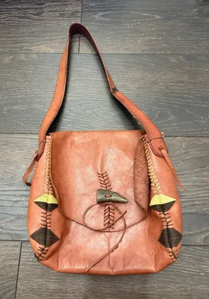 Lucky Brand Laguna Canyon Brown Shoulder Bag Leather thumbnail 1