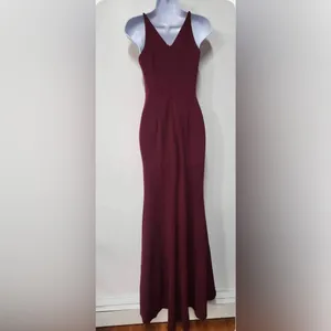 Bhldn Jones V-Neck Crepe Dress Size 0. B18 thumbnail 4