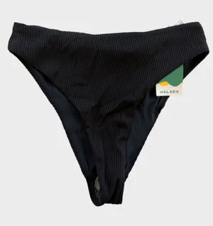 Size L Halara Bikini Bottom in Black thumbnail 1