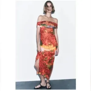 Zara Farmers Market Mesh Dress Size Medium‎ thumbnail 6