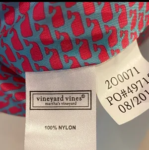 Vineyard Vines Hot Pink Quilted Puffer Vest Coat Whale L Preppy Turquoise thumbnail 6